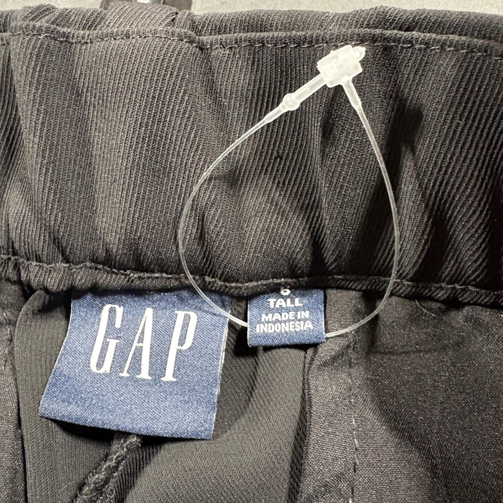NWOT Gap 6 Tall Extra High-Waisted Wide-Leg Trouser Pants Black Office Dressy - Picture 9 of 12